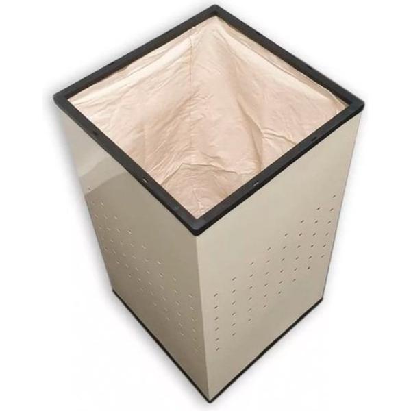 Wasmand - Crème - 31,5 x 31,5 x 59cm - 60 Liter
