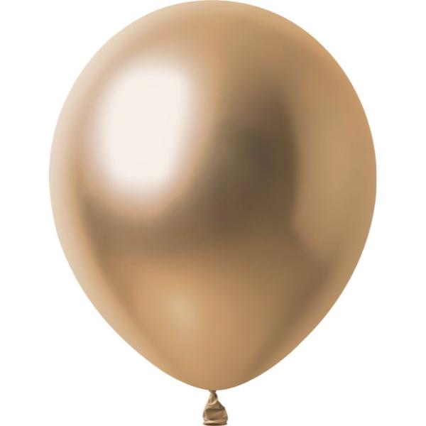 100 Chrome ballonnen goud