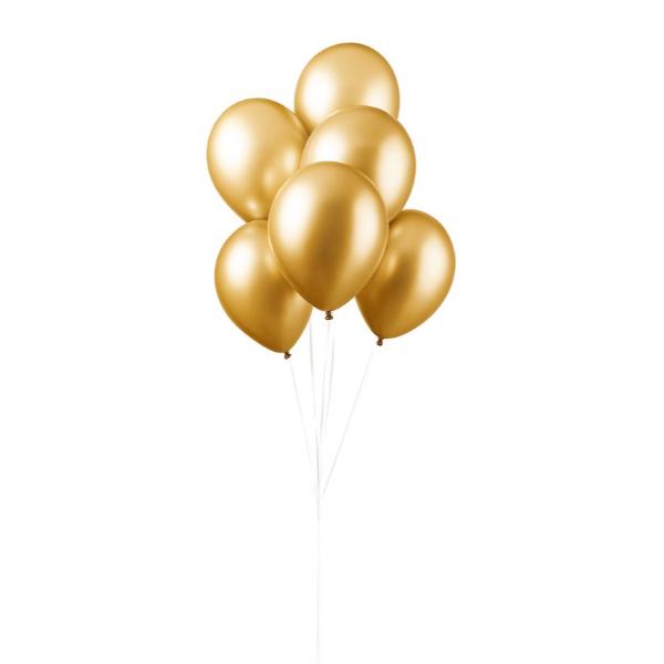 100 Chrome ballonnen Goud Metallic
