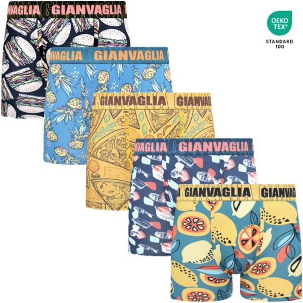 Gianvaglia 5-Pack Heren Boxershort food