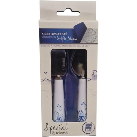 Boska Kaasmessenset Delfts blauw van porselein