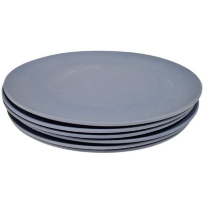 Bamboe servies blauw per 6 stuks