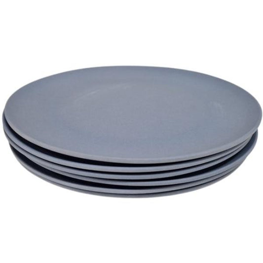 Bamboe servies blauw per 6 stuks