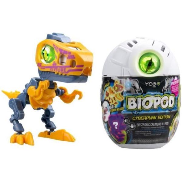 Silverlit BIOPOD willekeurige dino Cyberpunk Single Bouw je eigen Dino Oplichtende ogen Met geluid