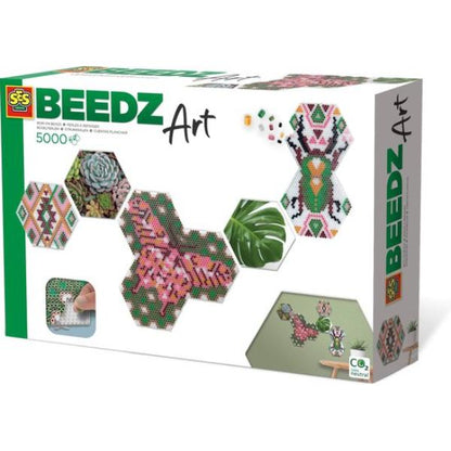 SES Beedz Art - Hex tiles Botanisch - 5000 strijkkralen