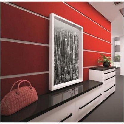 zelfklevende Decoratie folie 'Velours' rood 100 cm x 45 cm