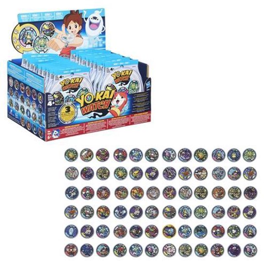 3x Yo-Kai Watch Medals Blind Bag (Serie 1) verrassingszakje met drie medailles