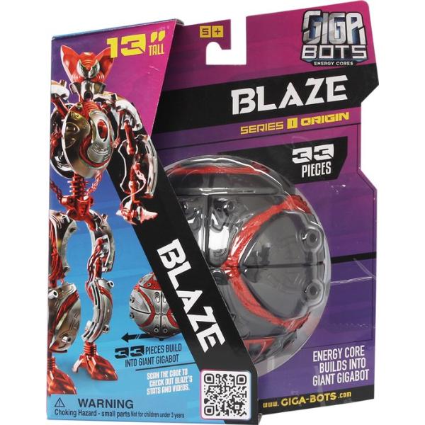 GigaBots Energy Core Blaze - 33 cm actiefiguur met 33 onderdelen