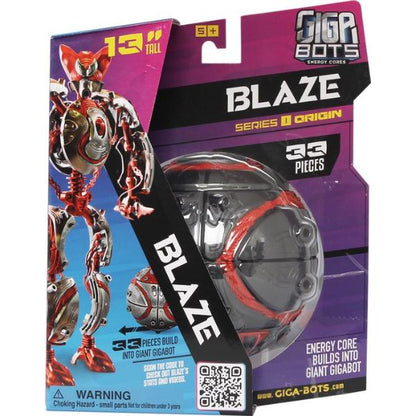 GigaBots Energy Core Blaze - 33 cm actiefiguur met 33 onderdelen