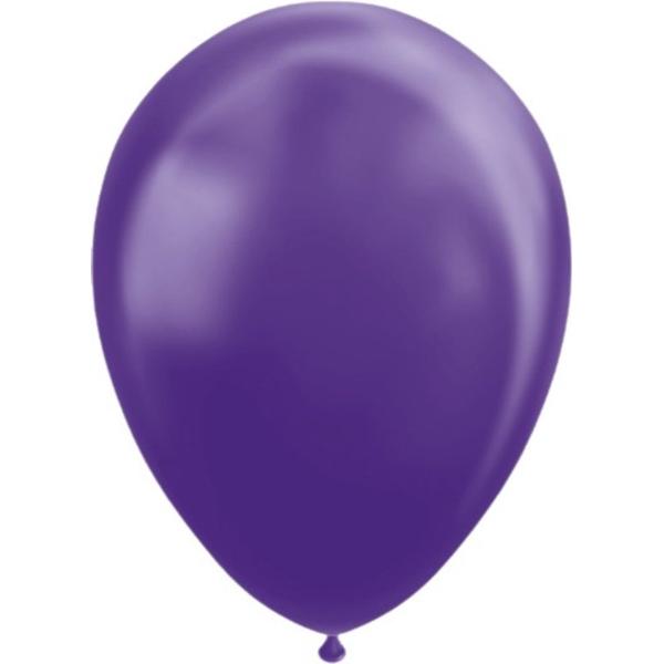 100 Chrome ballonnen paars